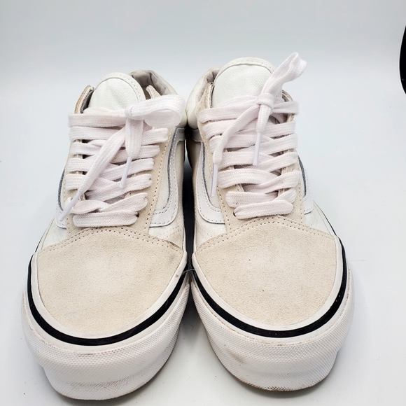 Vans CDG Old Skool White Canva Size 8 men and size 9.5 women Japan Collaboration - Picture 2 of 8